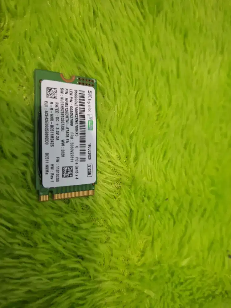 Bismillah di jual ssd nvme512gb kondisi ok tes ok sentinel 100%/96%