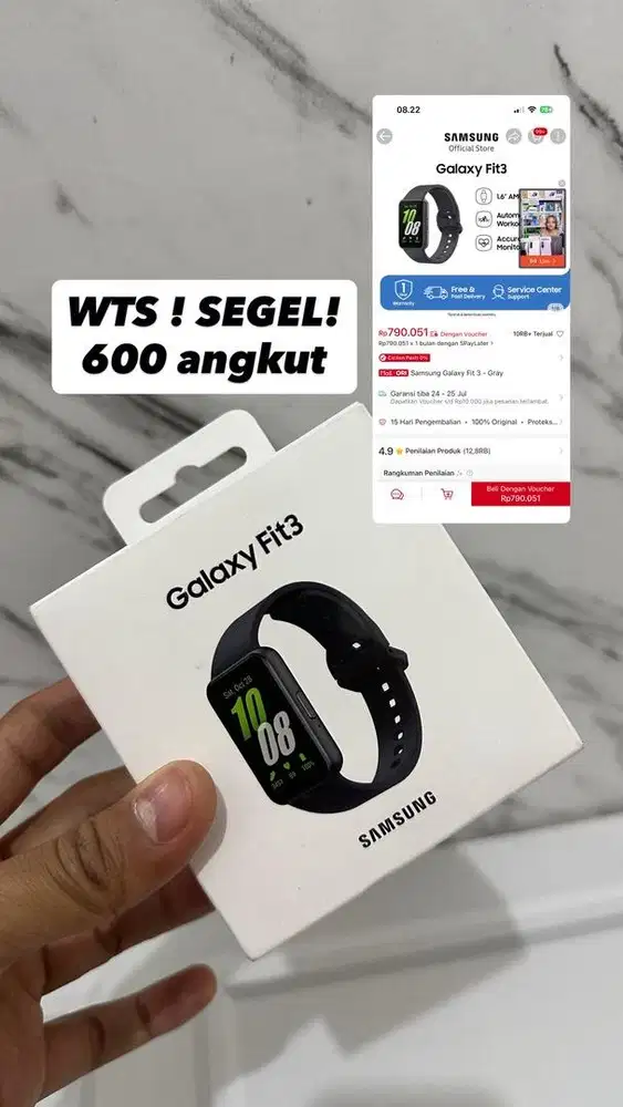 WTS SEGEL! Galaxy fit3 baru