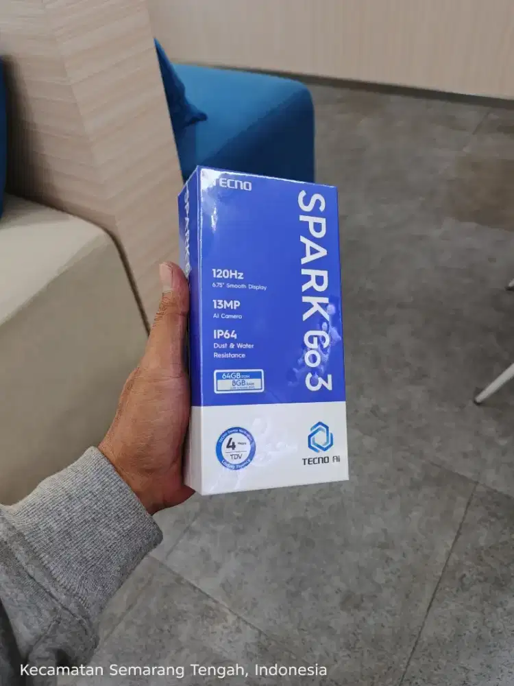 [ Fast respon WA ] Tecno Spark GO3 4+4/64 Garansi resmi 13bln