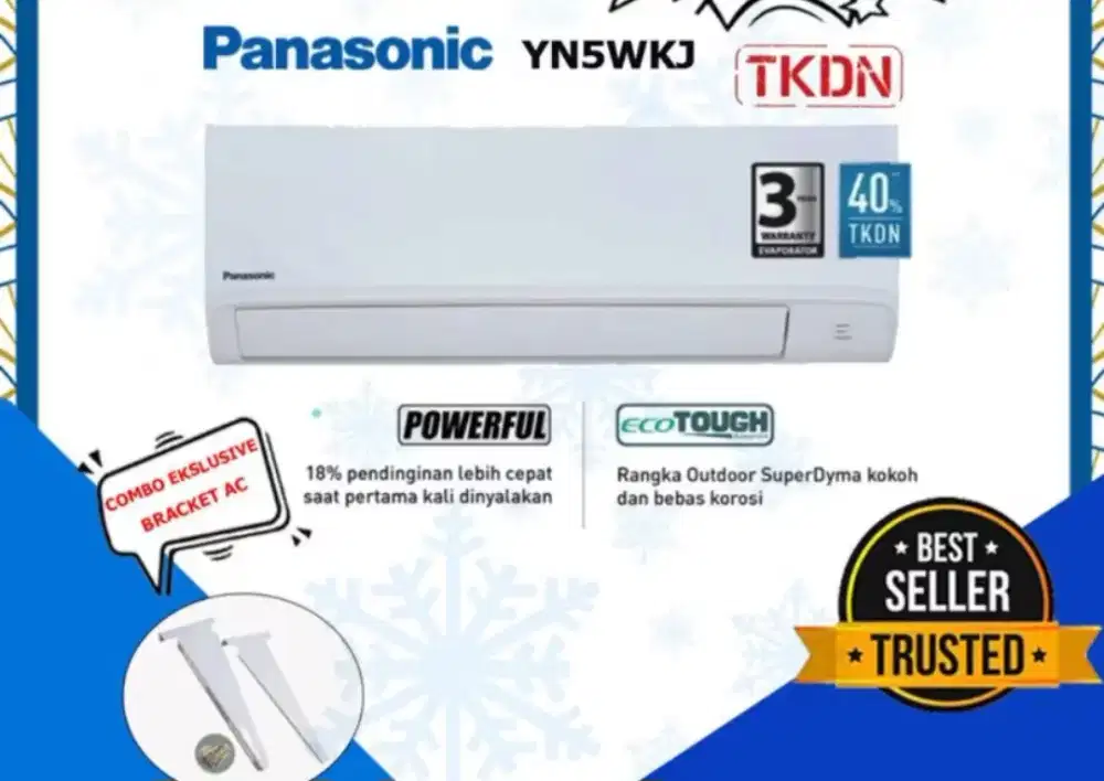 ac panasonic 3/4pk second