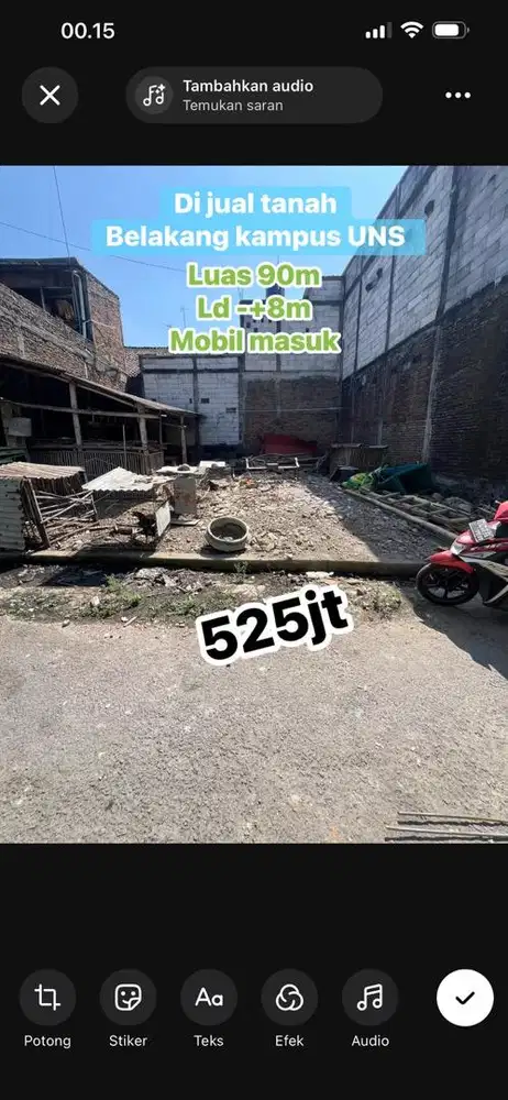 Tanah murah strategis