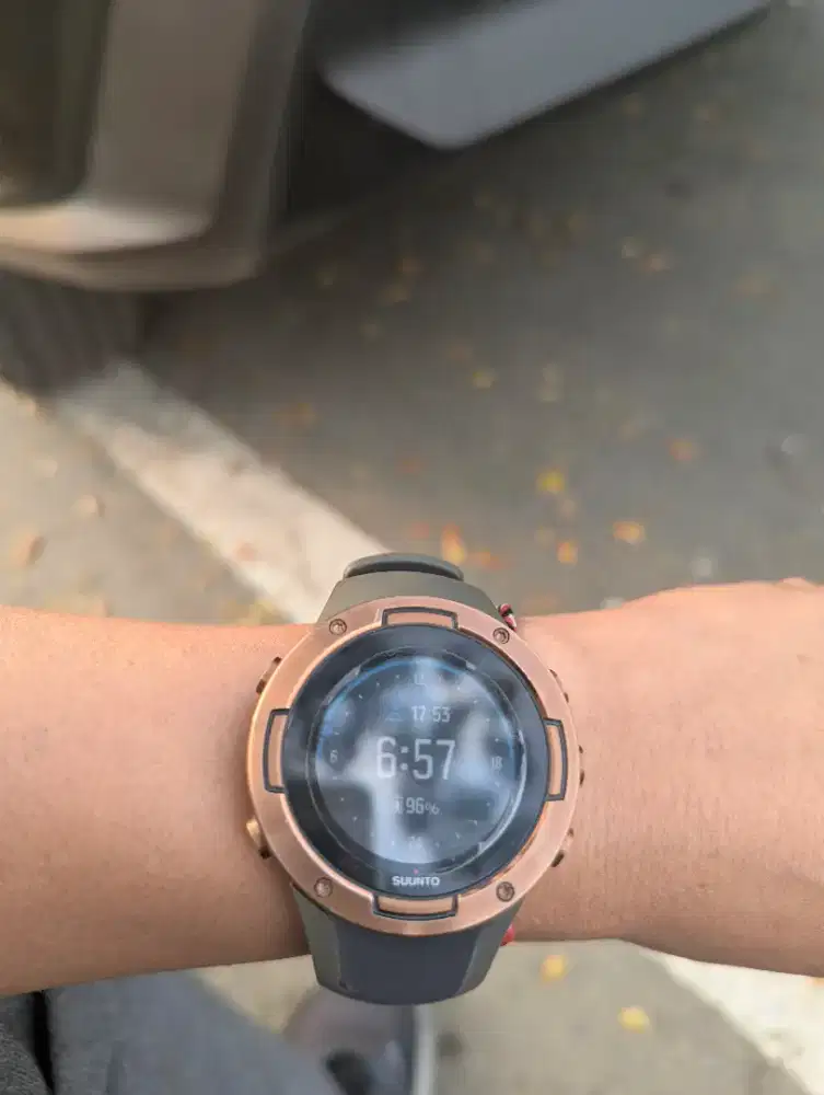 Smartwatch suunto original burgundy copper langka