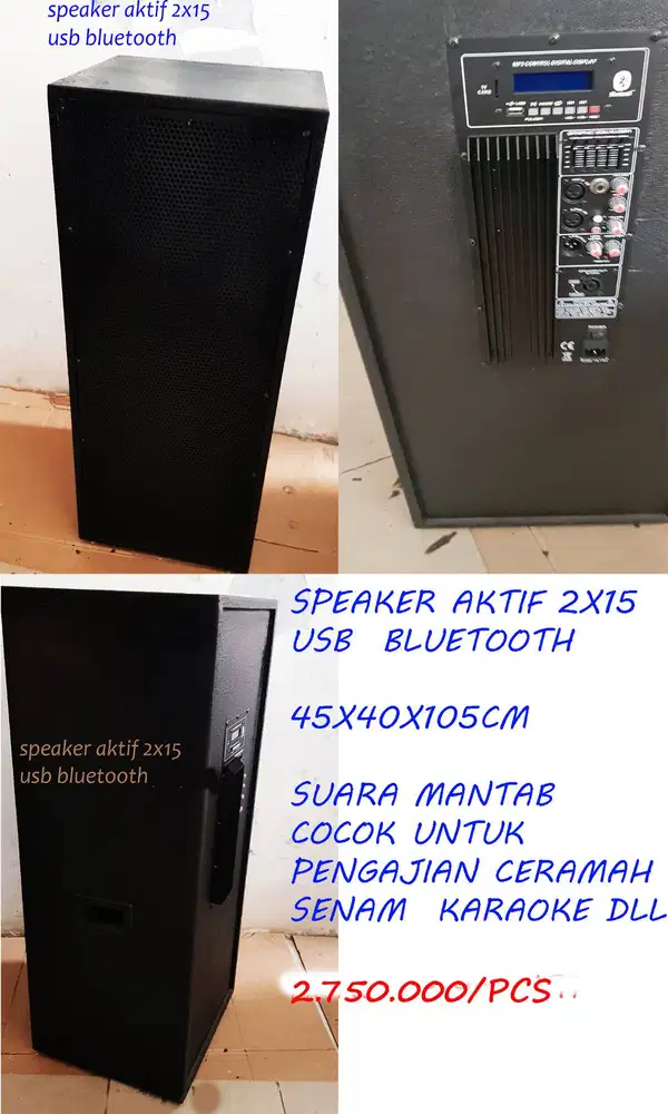 speaker double 15 aktif