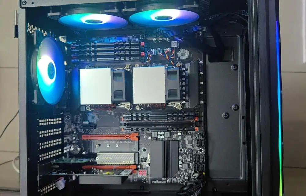 Server Dual Xeon 56 Threads Ram 448 GB DDR4 ECC PC3200