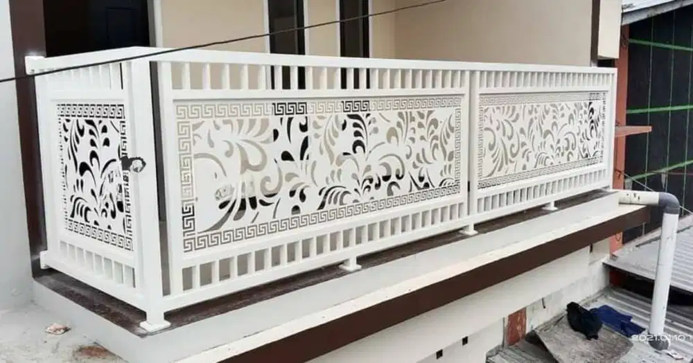 Railling tangga/balkon rumah laser cutting