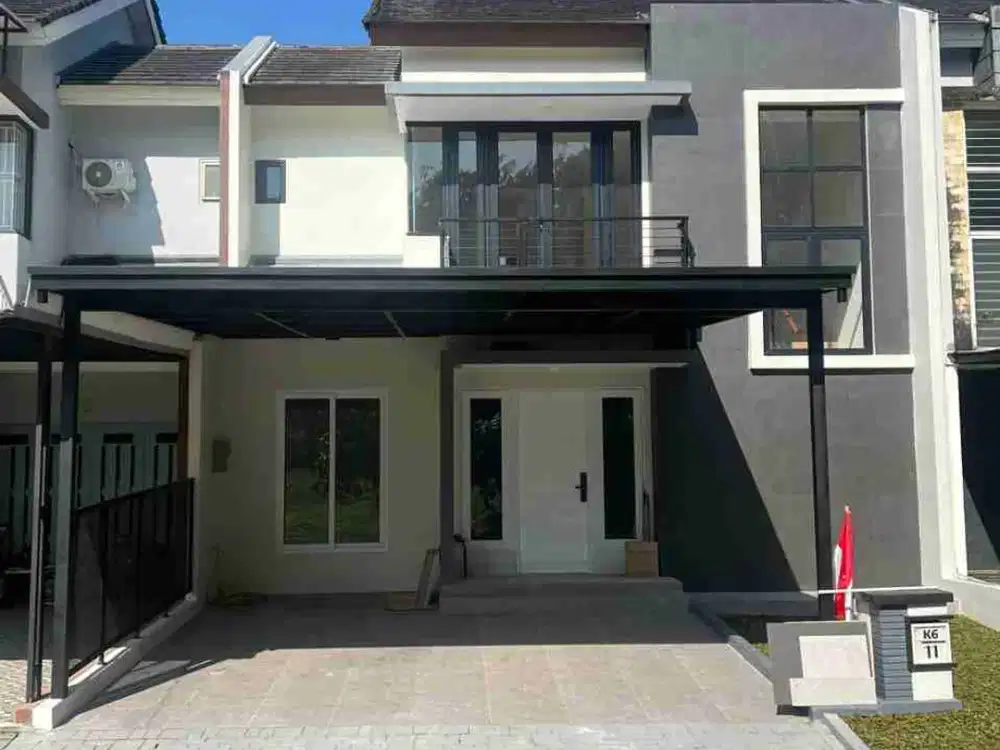 Rumah Baru Renovasi Depan Taman Lingkungan Asri Delatinos Bsd city