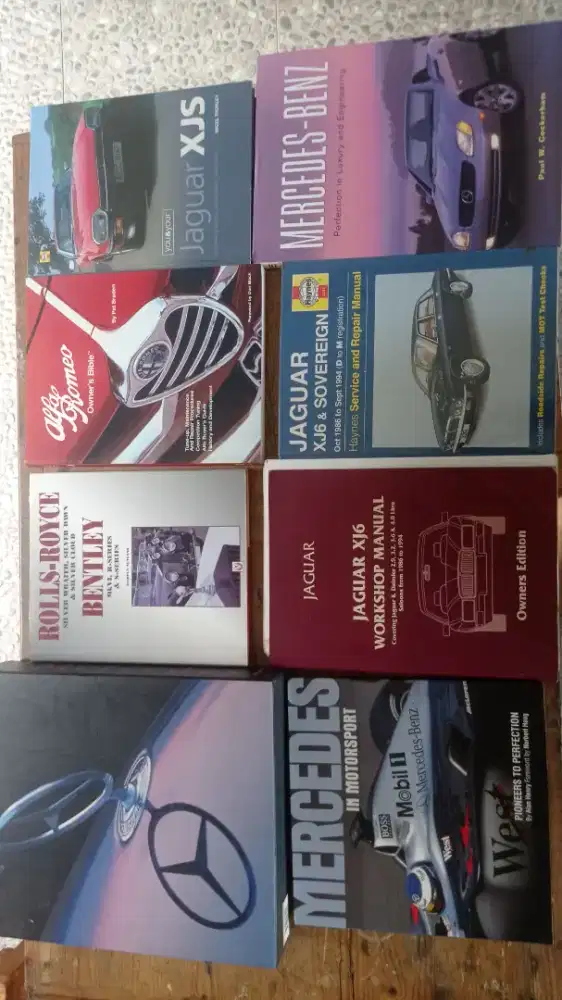 Buku langka import mobil eropa
