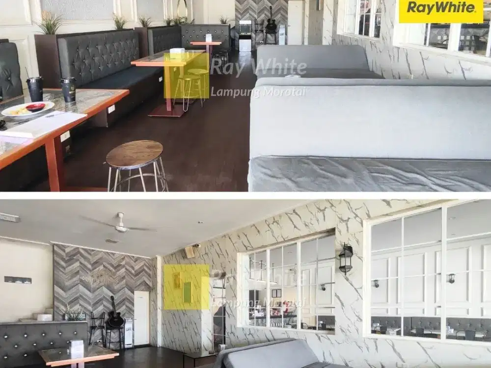 DIJUAL RUMAH + CAFE DI KORPRI RAYA, SUKARAME, BANDAR LAMPUNG (KODEVA3662)