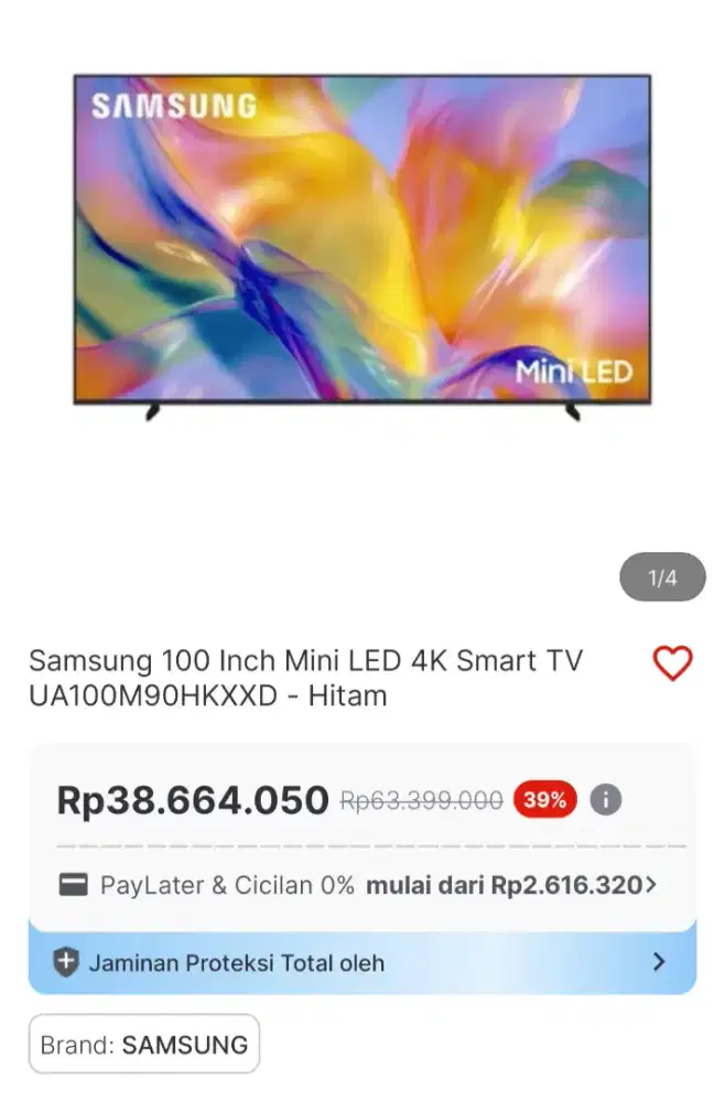SAMSUNG MINILED 100INCH PREEORDER