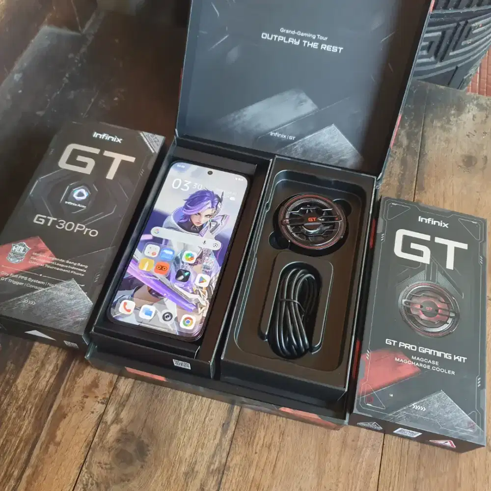 Infinix GT 30 Pro Limited Edition Dark Flare + Cooler Fan Kipas