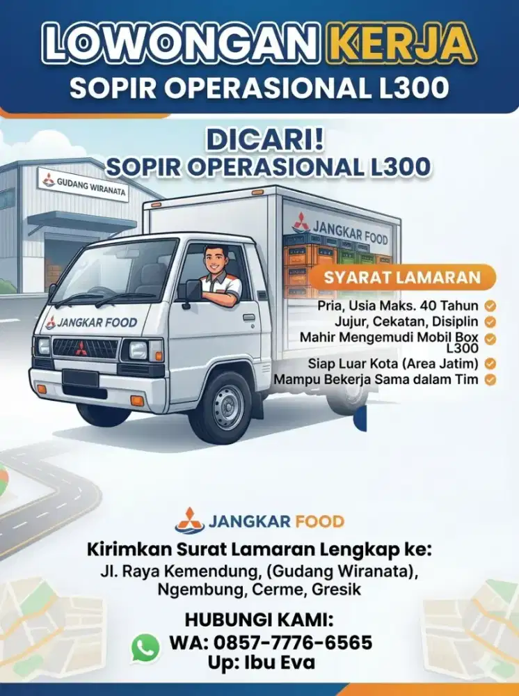 Lowongan Sopir L300
