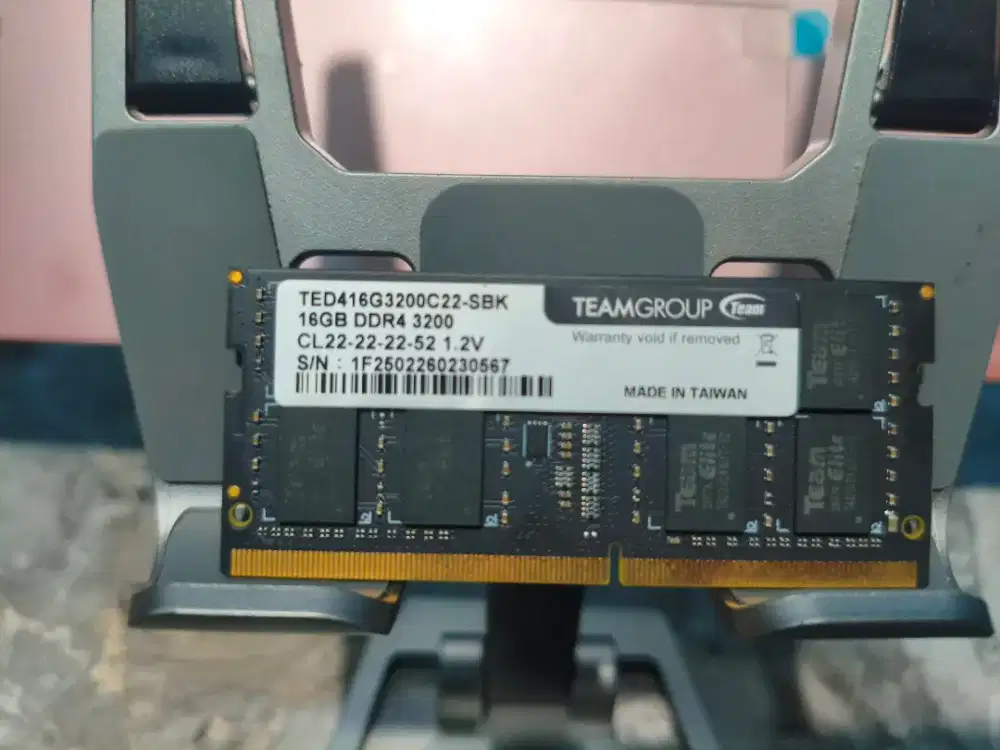 Jual Ram Laptop(Second) DDR4 16GB Merk TeamGroup(BATANGAN)