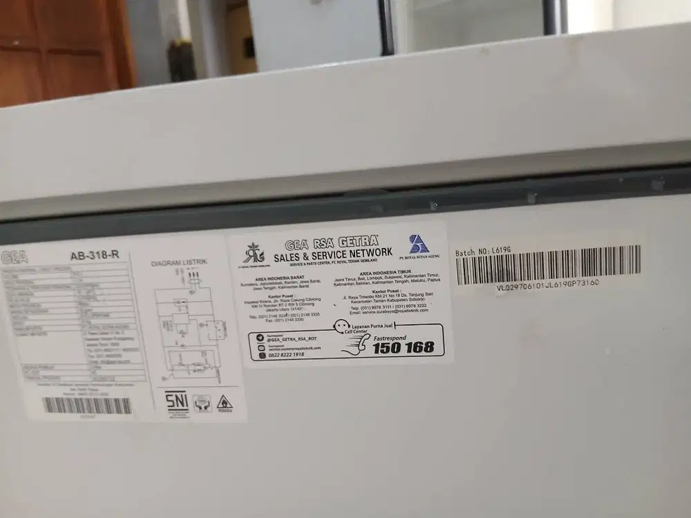 Freezer GEA Bekas