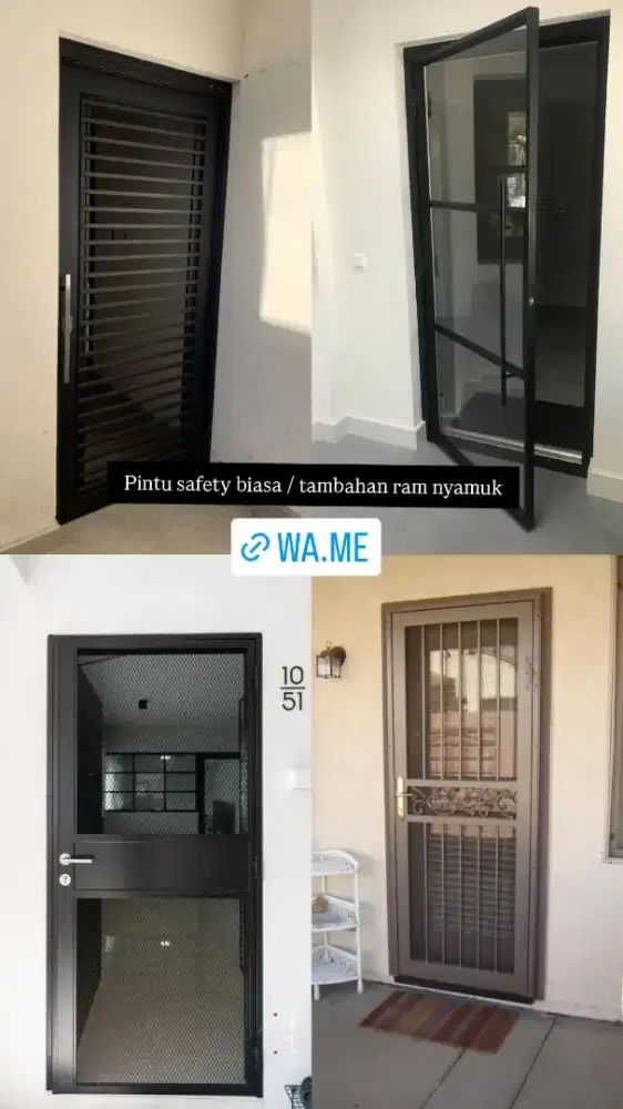 Pintu Safety, Tralis, Kanopi, Pagar, Serba Bisa!!
