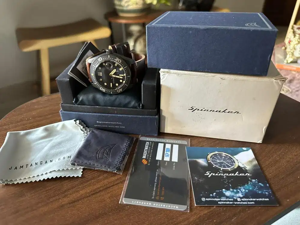 Jam Tangan Spinnaker Croft SP-5058 Automatic Original Fullset Sapphire