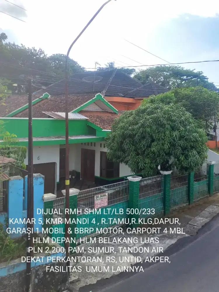 Beli Tanah Gratis  Rumah 500/ 233