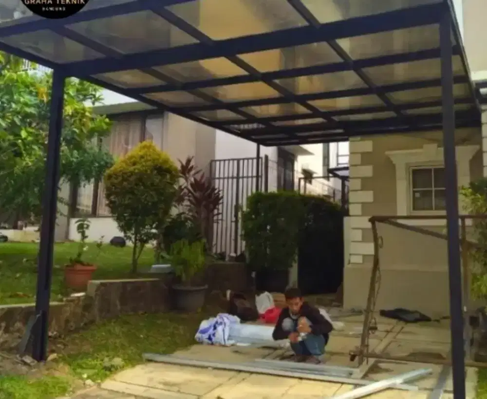 kanopi tranparan atap Solarplat