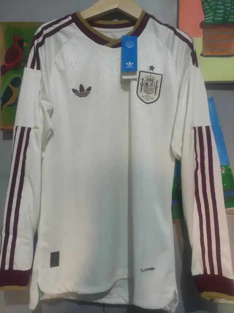 Jersey Spanyol Away Longsleeves Lengan Panjang World Cup 2026 Player