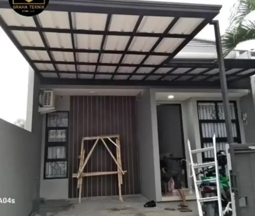kanopi atap Alderon RS singel Layar holo galpanis
