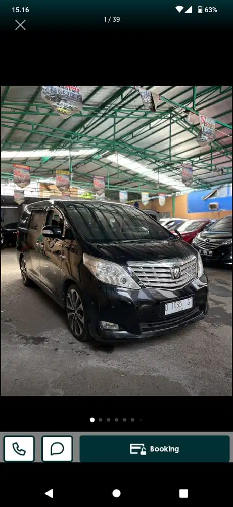 Toyota Alphard G Premium  sound 2009 Mulus