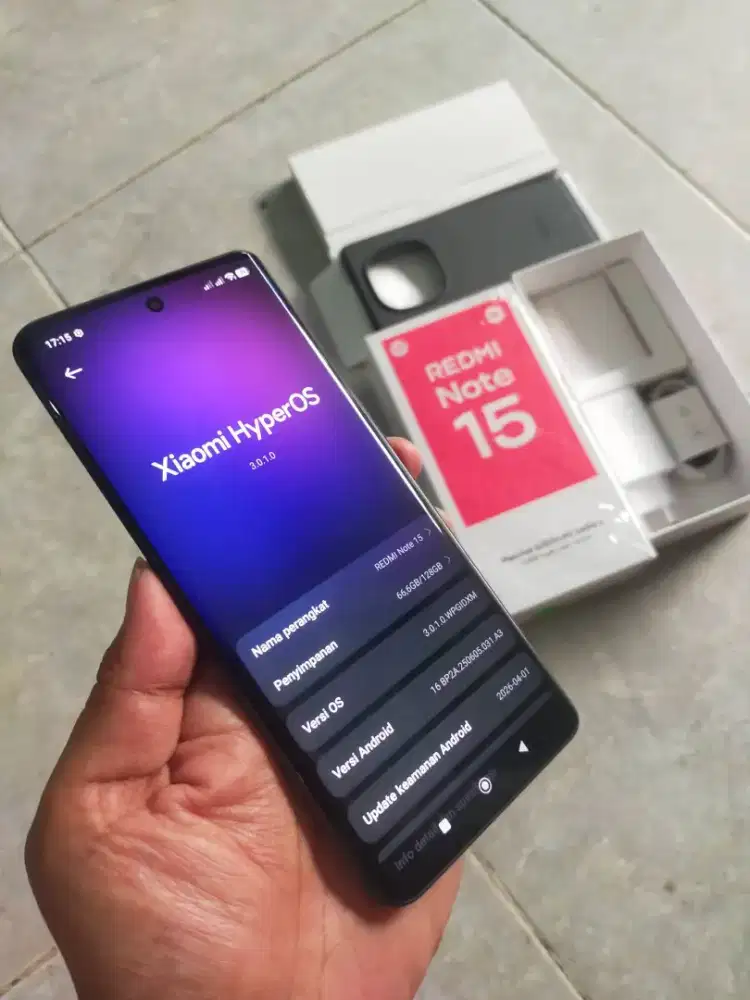 Xiaomi Redmi Note 15 bs Tt/Bt Hp