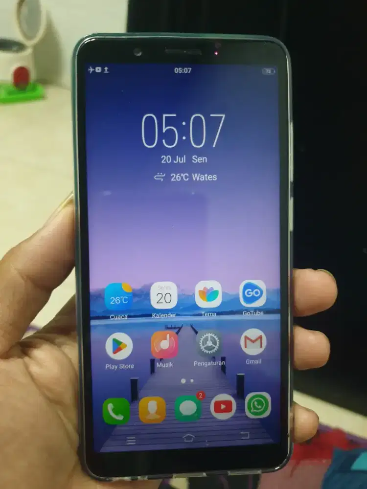 vivo y71 warna hitam