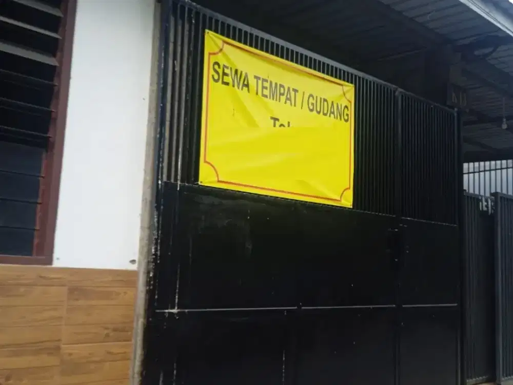 gudang disewakan griya kebraon tengah surabaya