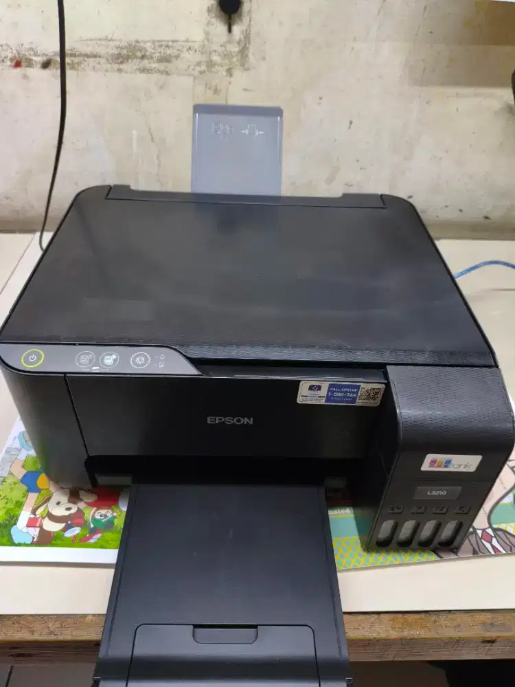 Printer Epson L3210, Print Scan Copy, normal siap pakai