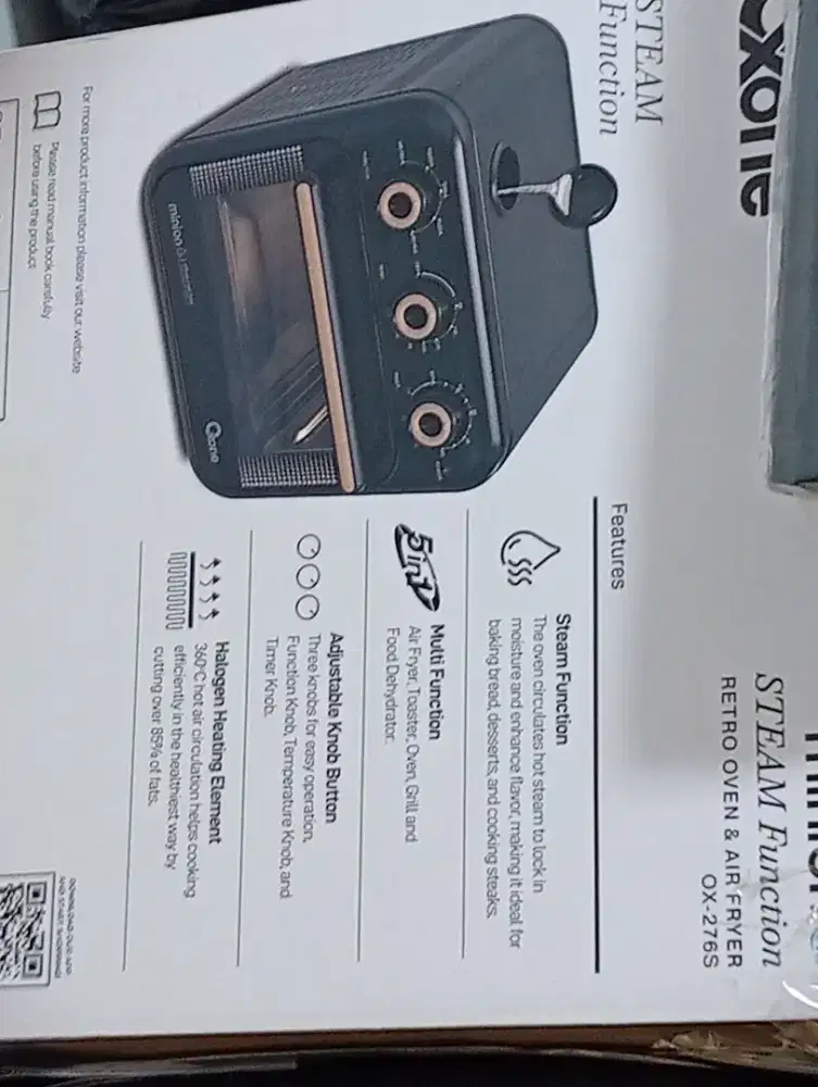 Oven air fryer oxone jadi satu bikin pizza good anyar gress new 1 mgu