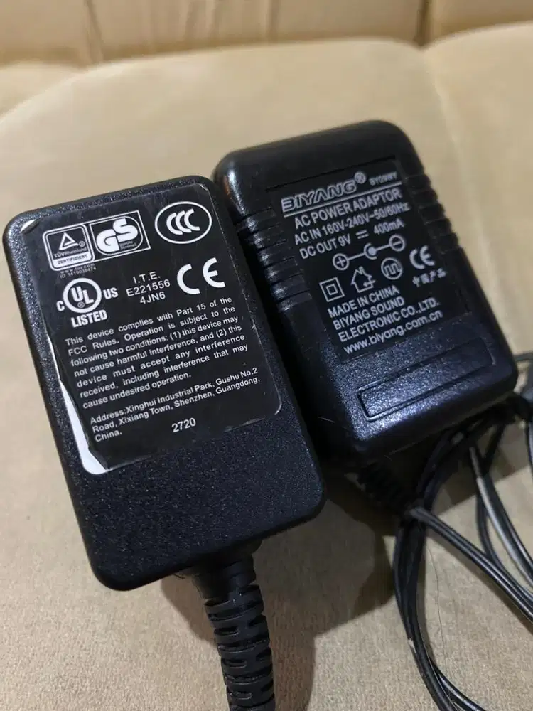 Adaptor efek 9v original