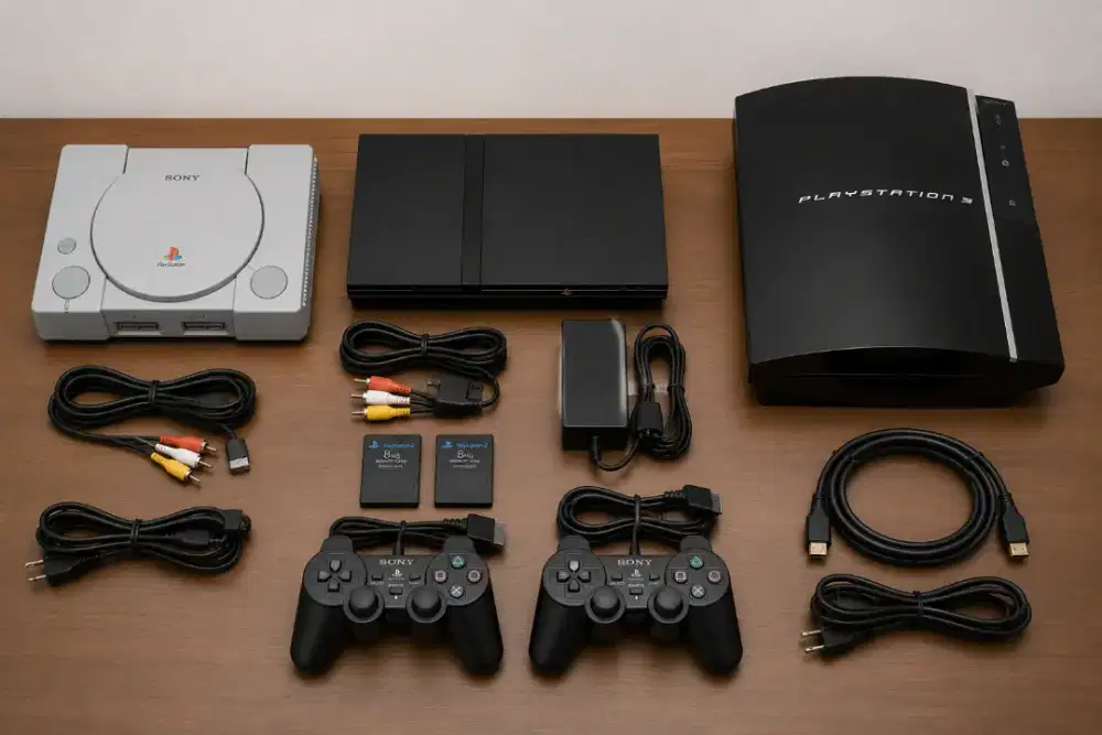 PlayStation 1, PlayStation 2, PlayStation 3/PS1,PS2,PS3 Baca Deskripsi