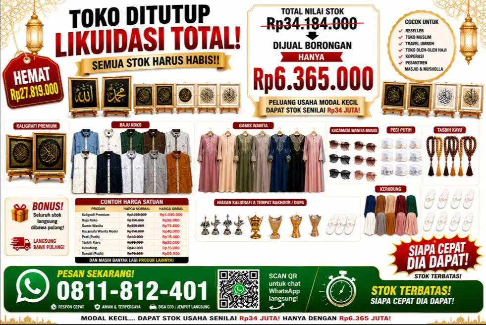 OBRAL PERLENGKAPAN MUSLIM