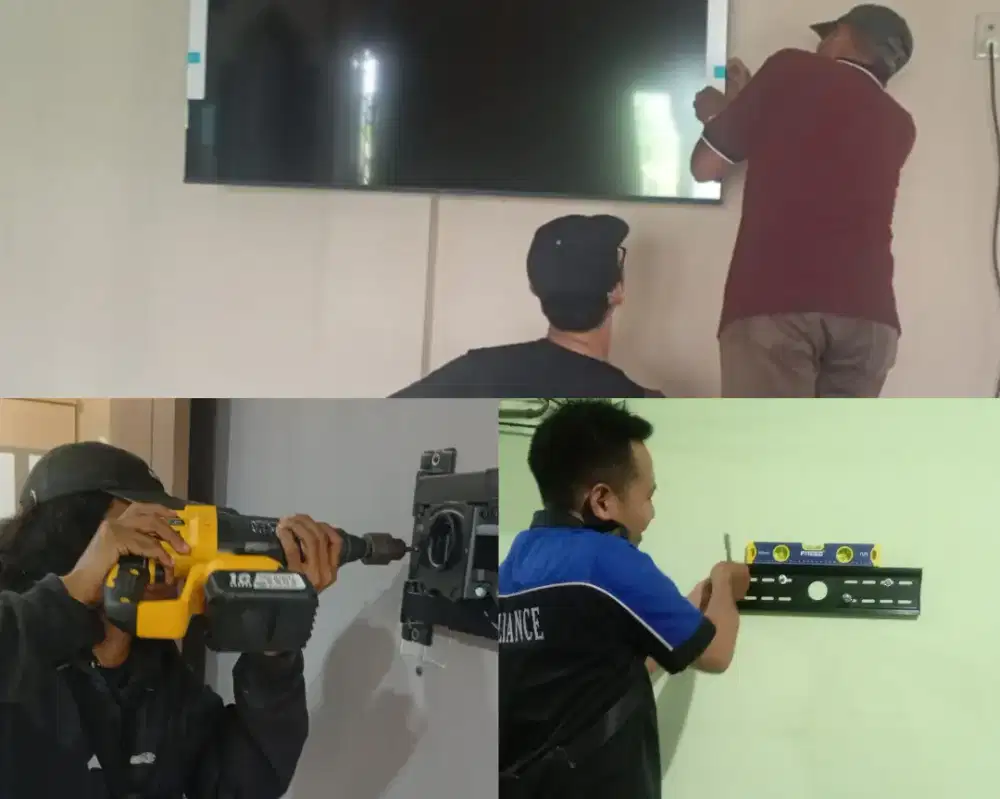 Braket +pasang atau jasa pasang terima rapih breket bracket led tv