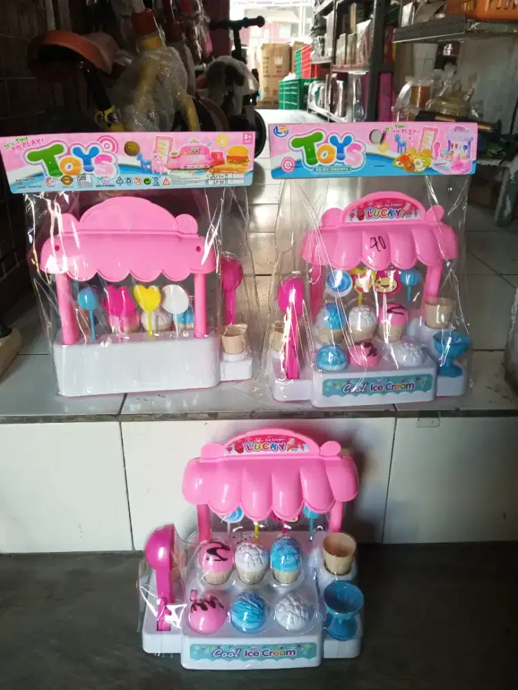 Mainan Anak Ice cream Baterai