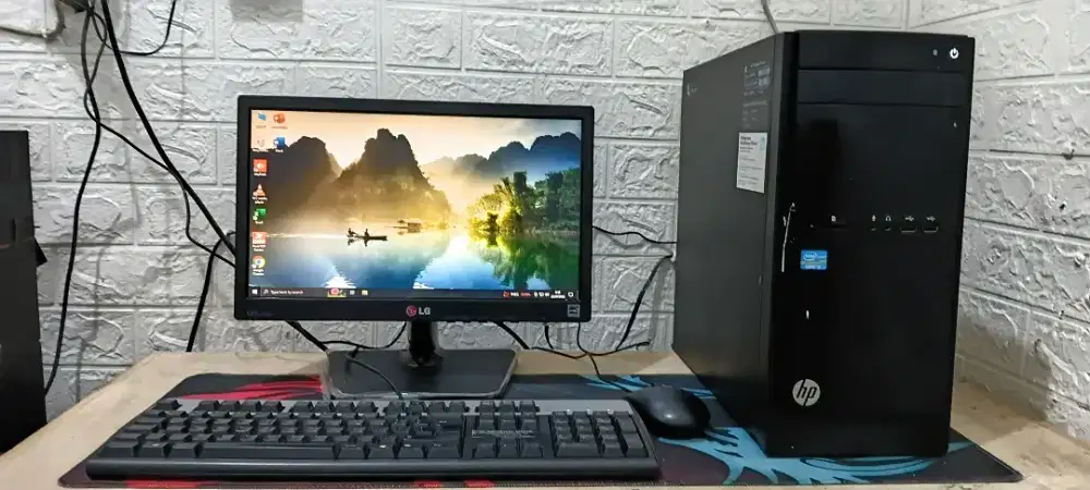 Komputer Lengkap HP Office Siap Pakai