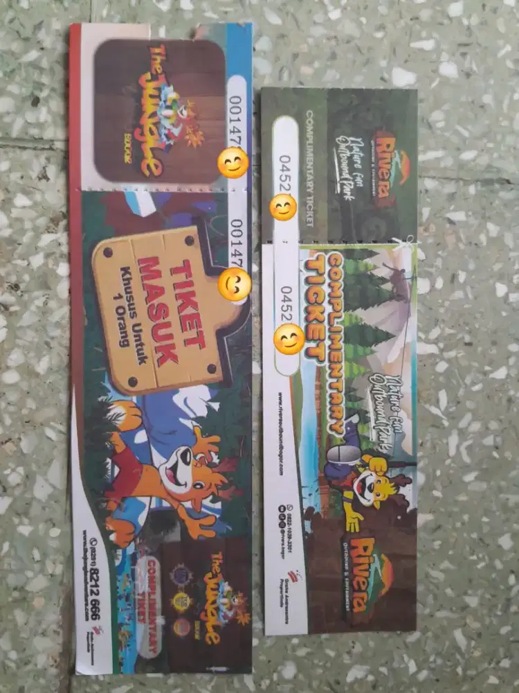 DIJUAL 2 TIKET JUNGLE & 2 TIKET RIVERA OUTBOUND PARK