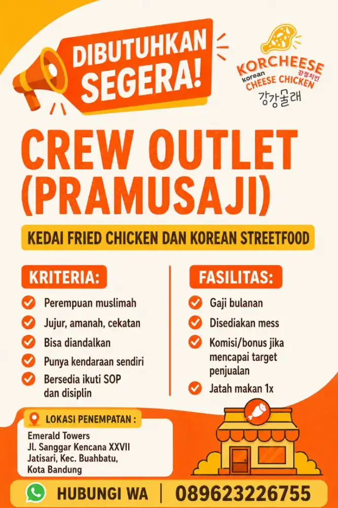 LOKER PRAMUSAJI FRIED CHICKEN