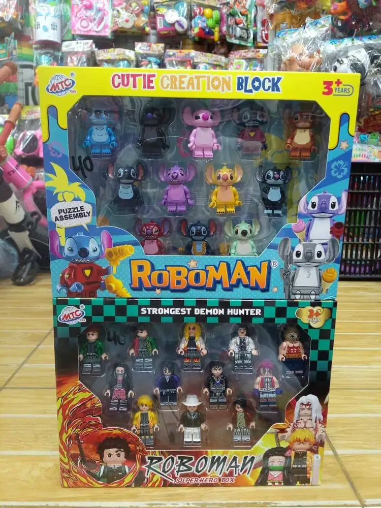 mainan anakk robomann superhero box