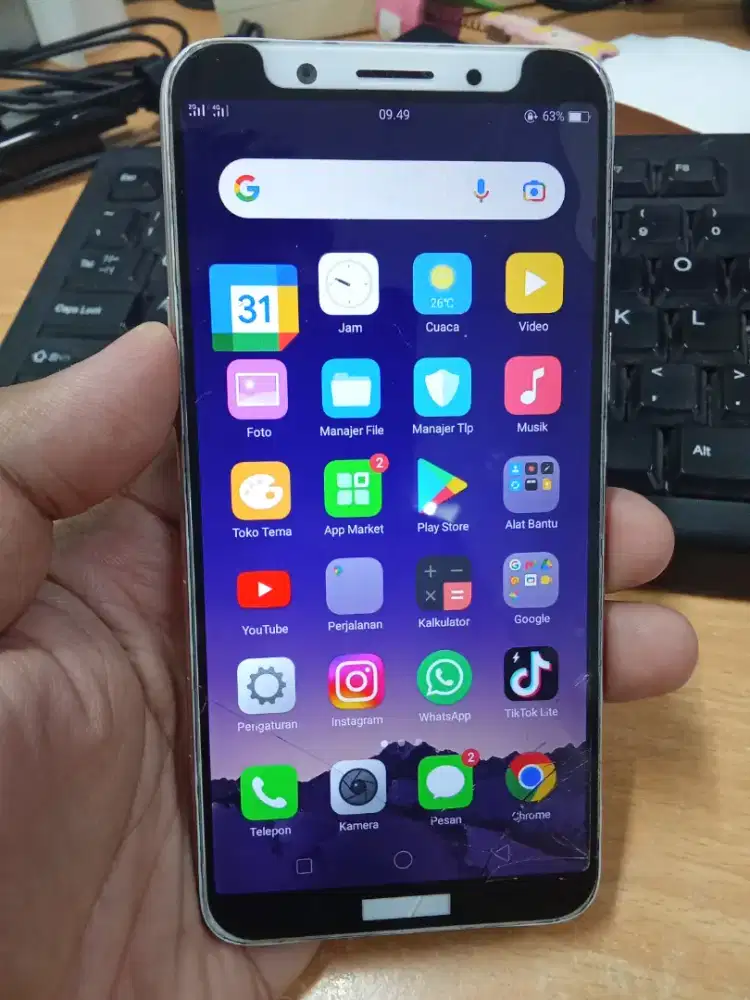 jual santai oppo a83 2/16