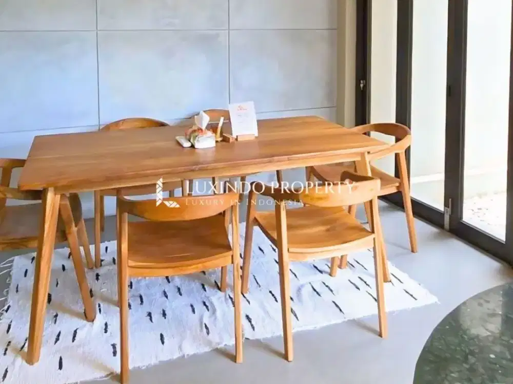 DISEWAKAN TAHUNAN VILLA DENGAN 3 KAMAR TIDUR DI CANGGU - Thumbnail 5