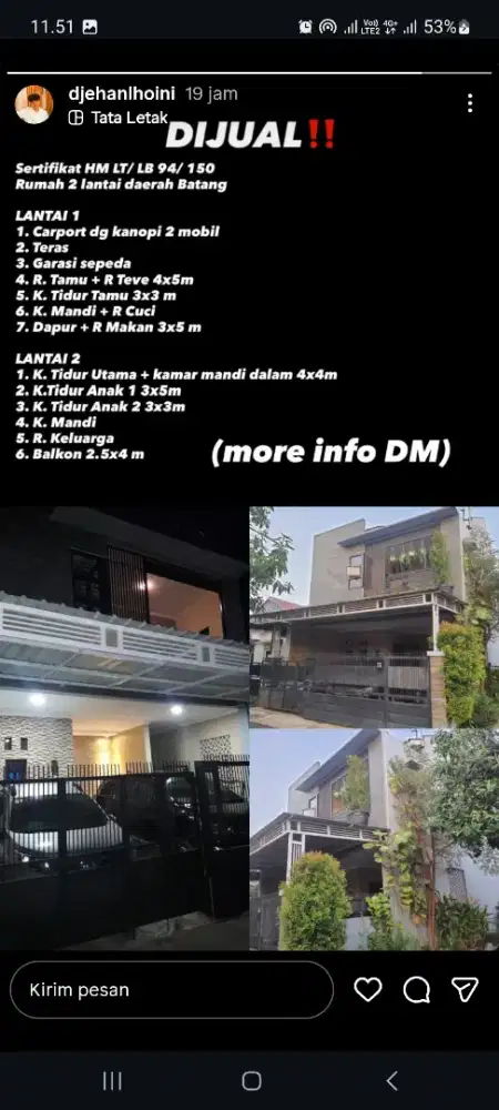 Rumah Graha Pisma, Hoek, 2 Lantai Full Furnish, Bebas Banjir