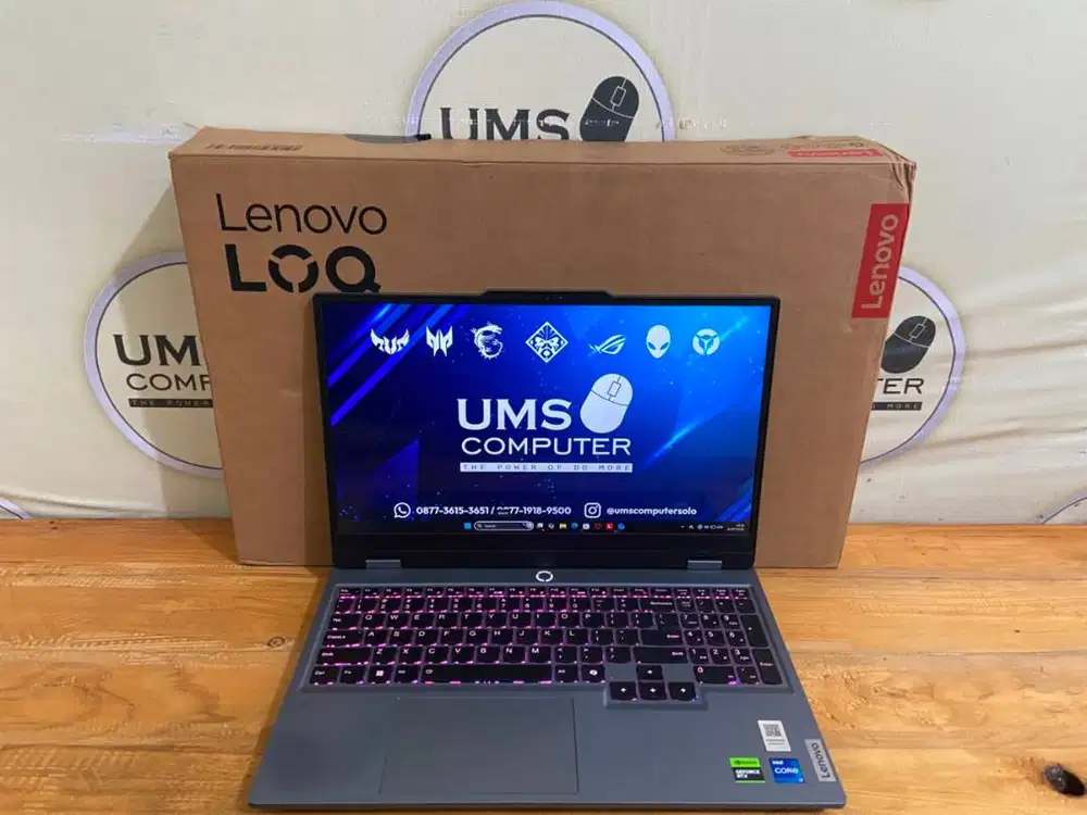 LENOVO LOQ IRX9 i7-13650HX RAM 20GB SSD 512GB RTX 4060 8GB