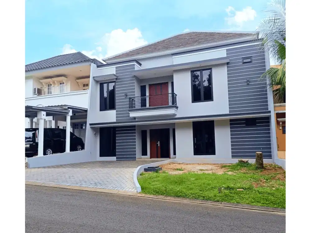 Y370B Rumah Mewah Depan Taman 300 m2 Kota Wisata Cibubur