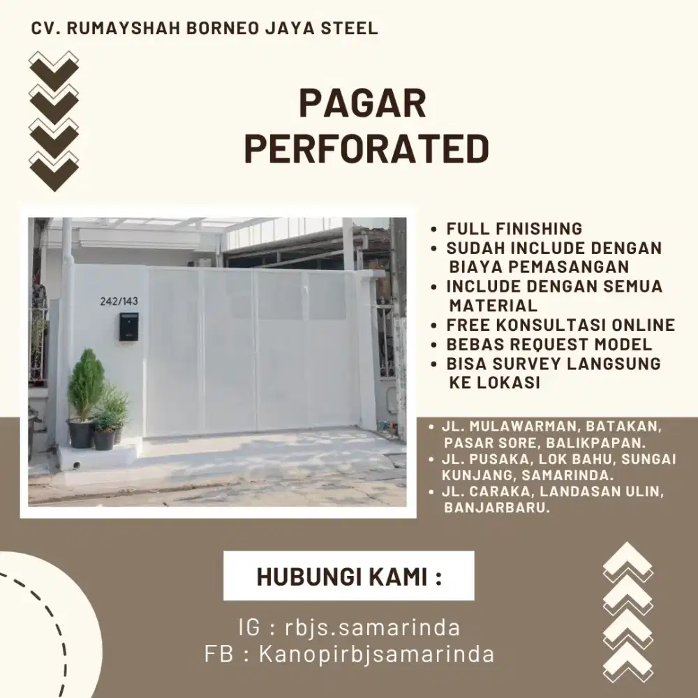 Pagar Perforated