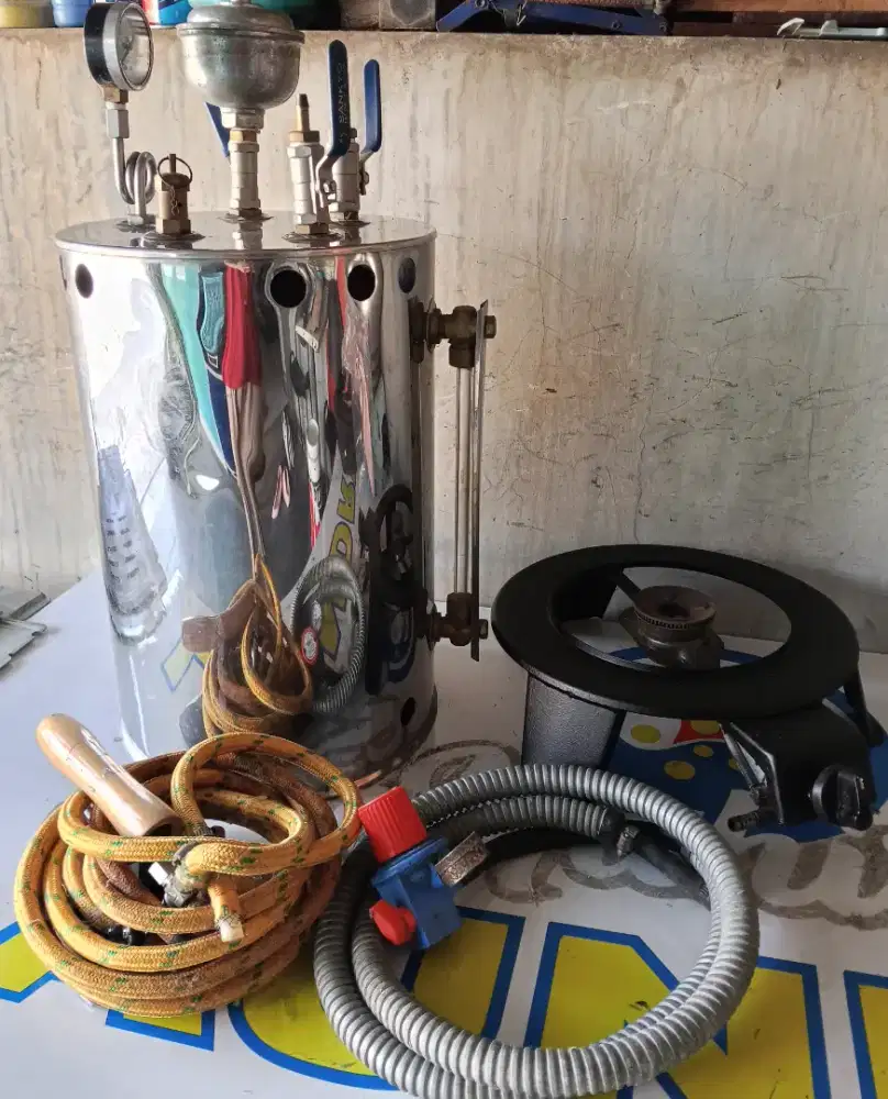 Setrika uap boiler 10 lt like new