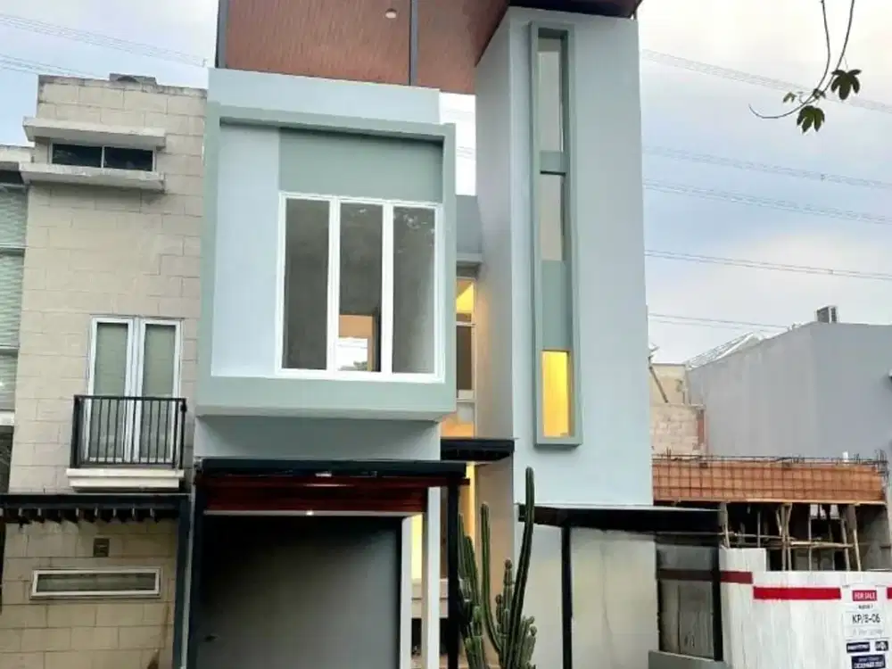 Rumah Modern Brand New Kebayoran Bintaro Sektor 7 LT 97 m2 LB 200 m2 Rooftop 4 KT Siap Huni Harga Nego!