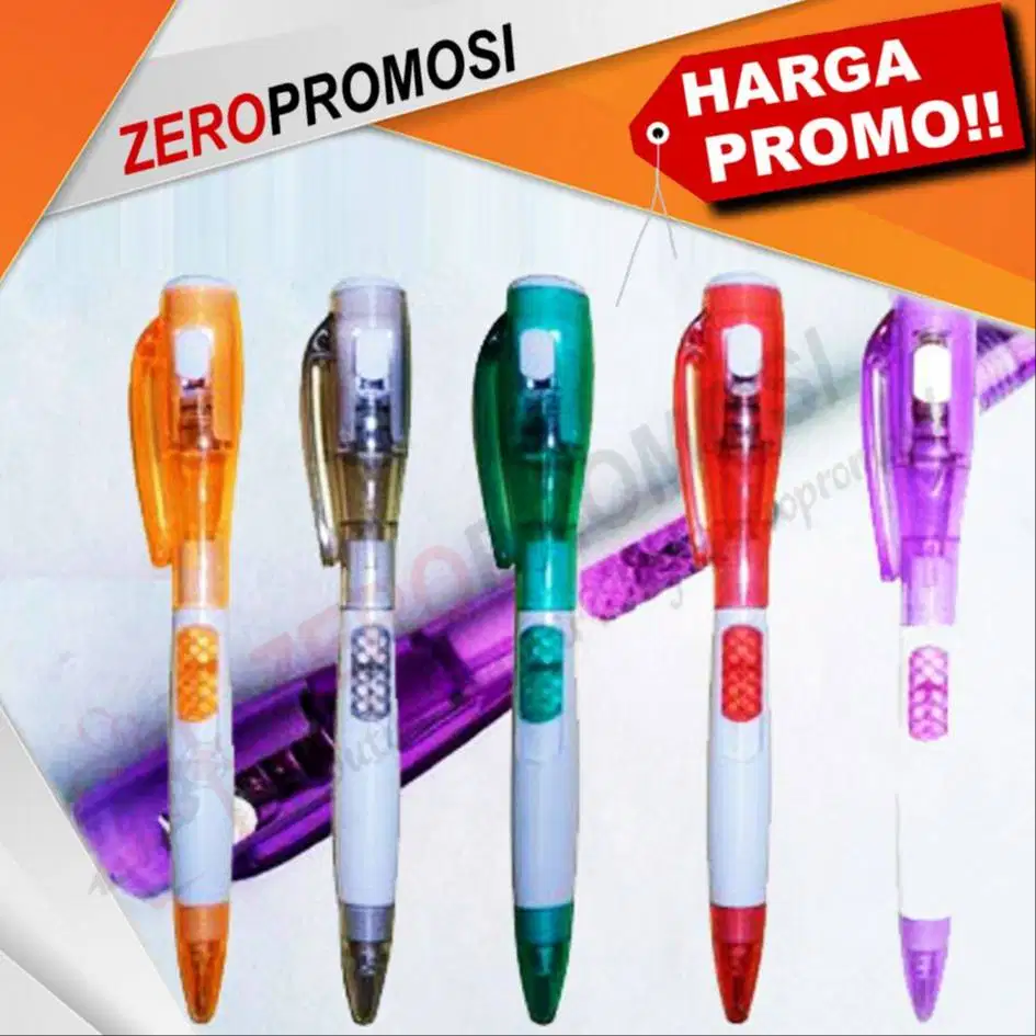 Souvenir Pulpen Senter (Penlight) Custom Logo Berkualitas