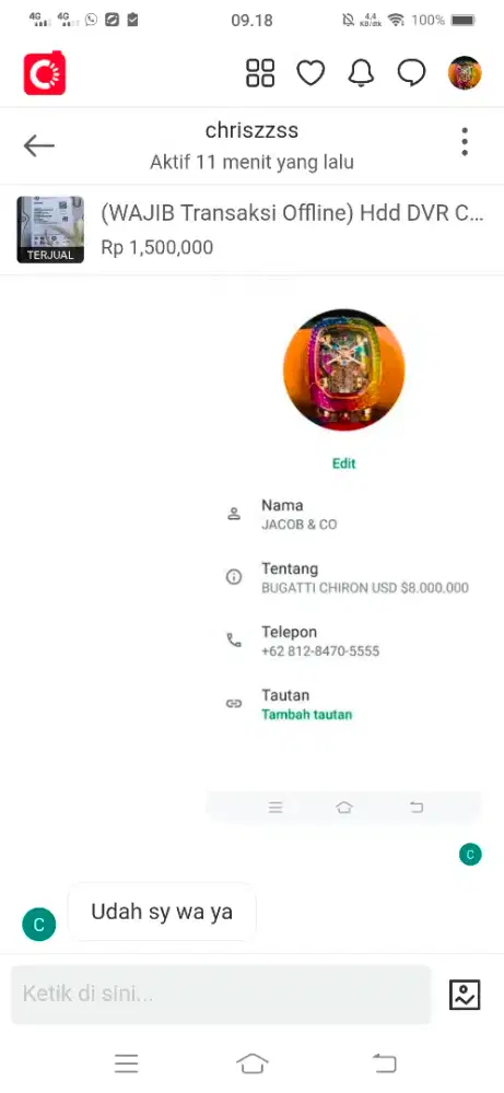 Pembuktian Transaksi Penjualan Hdd Seagate 2 Tb pd Tgl 19 Juli 2026