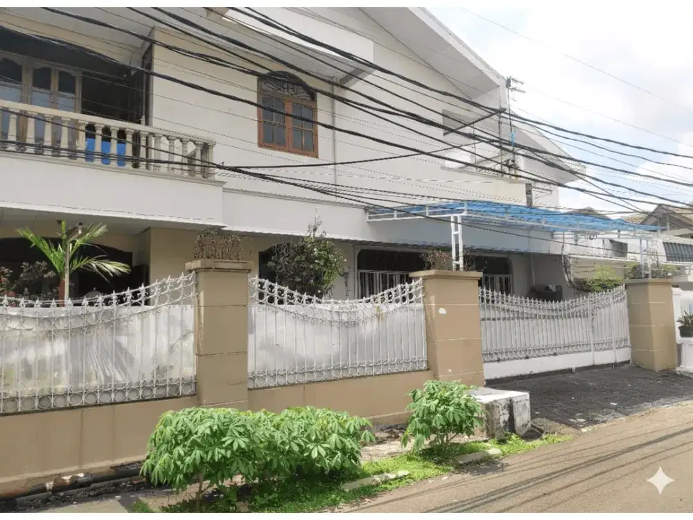 Y371B Rumah Hoek Terawat 375 m2 Pulo Asem Pulo Gadung Jakarta Timur