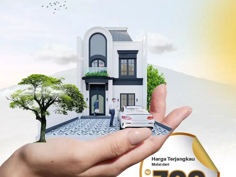 Rumah 2 lantai di Dramaga siap huni